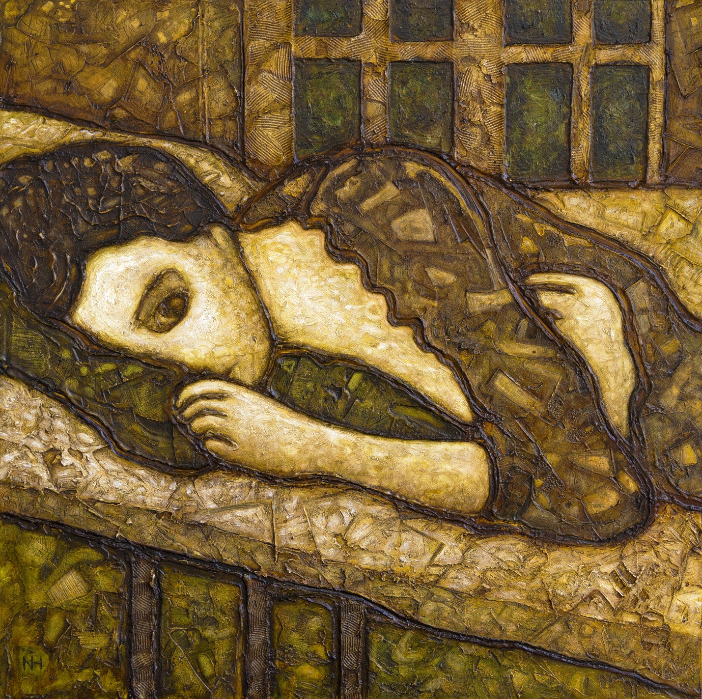 "The Bed" Original Painting