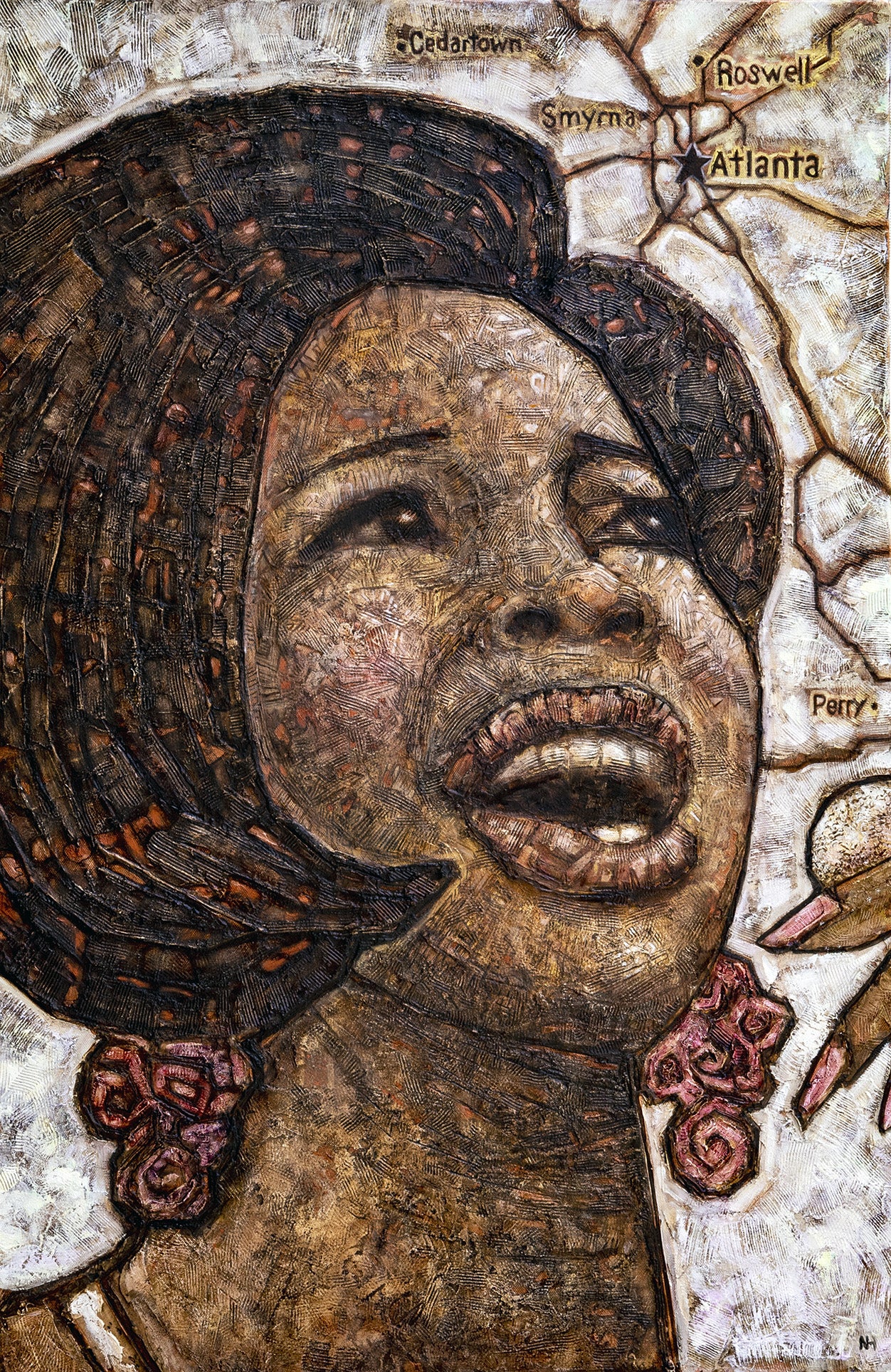 A portrait of Gladys Knight