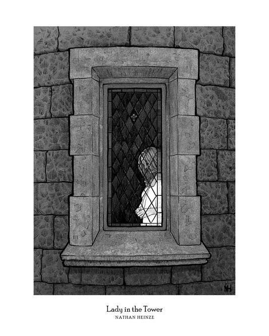 "Lady in the Tower" Limited Edition Signed Print